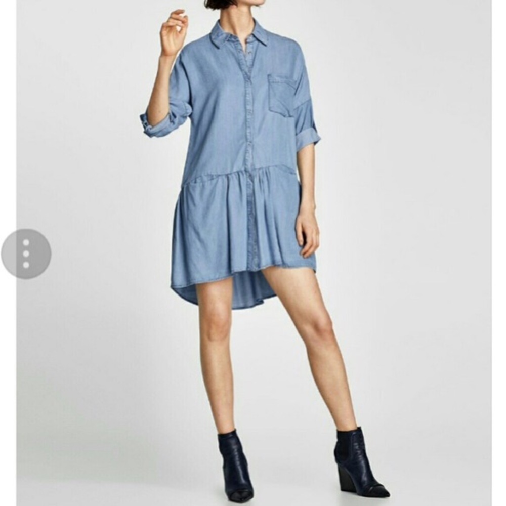 Zara Woman Denim Top